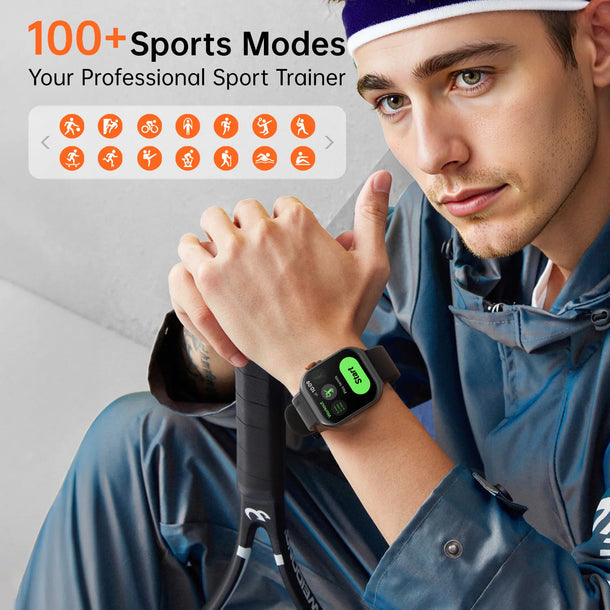 Weofly Edge 2 Smartwatch (Black, Gold, Silver) 