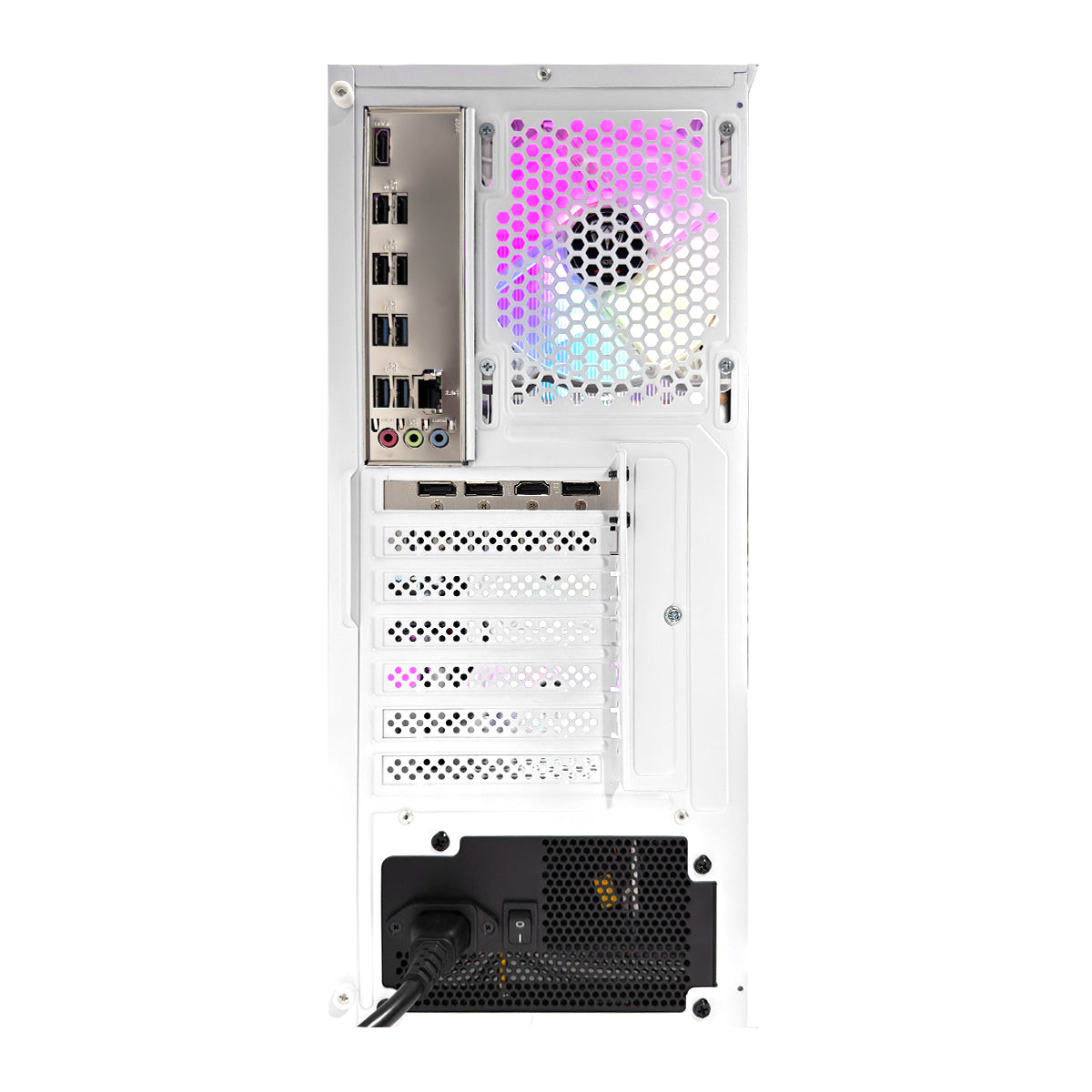 Alpha Hermes White Desktop Gaming PC