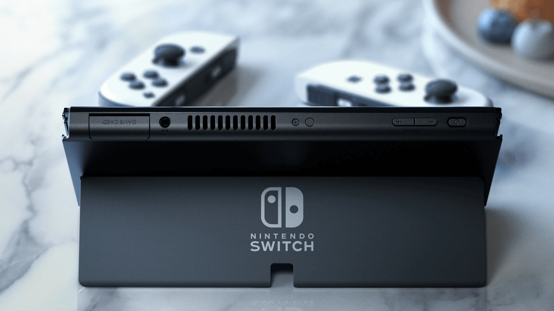 NINTENDO SWITCH OLED CONSOLE WITH WHITE JOYCON (OLED MODEL) - DataBlitz