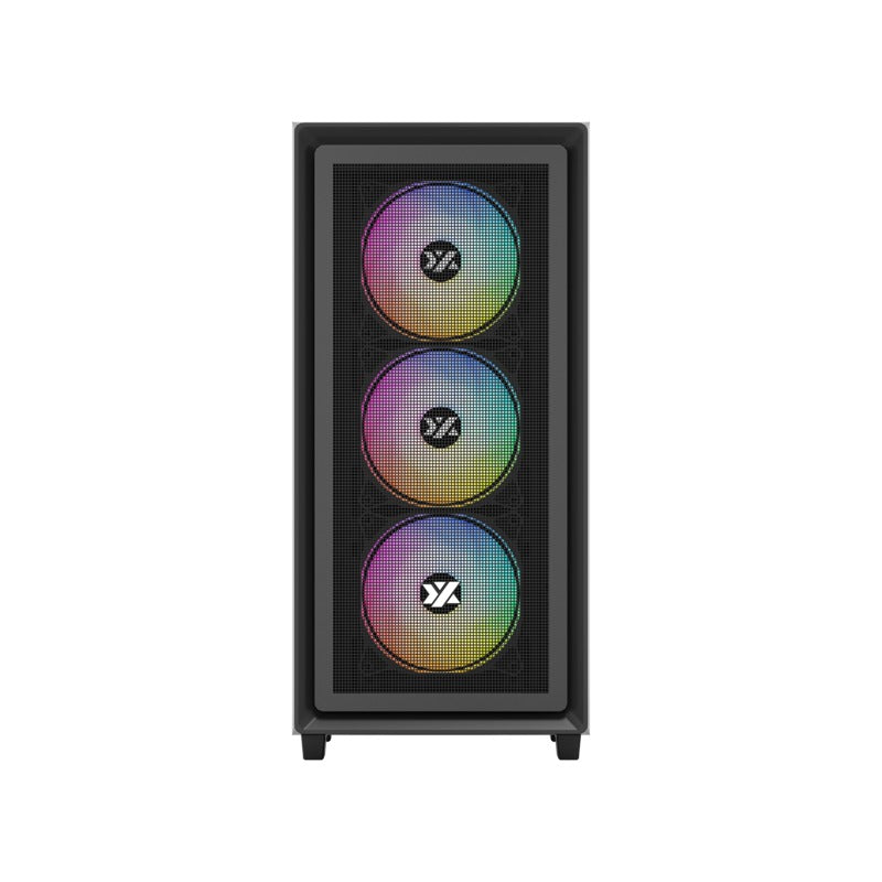 XYZ Airone 100 X Mesh ATX PC Case with 6 Pre-installed 120mm ARGB Fans | DataBlitz