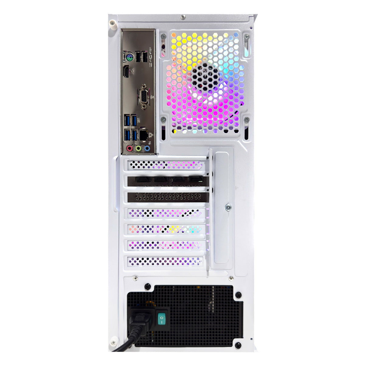 Alpha Hermes White Desktop Gaming