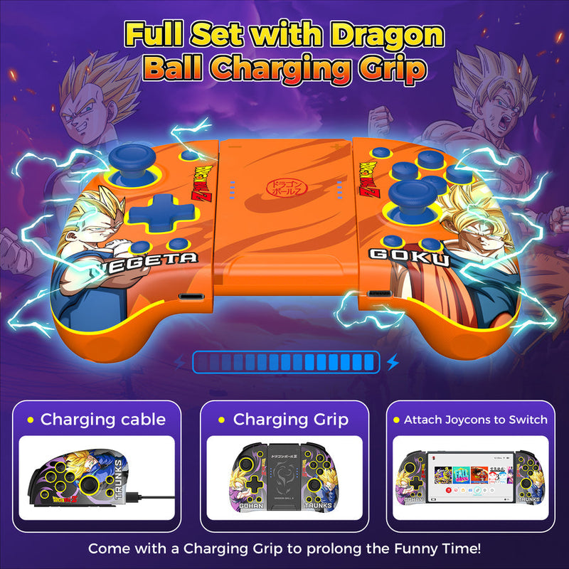 IINE Dragonball Elite JoyPad Wireless Controller for Switch (Vegeta & Goku) (L836) | DataBlitz
