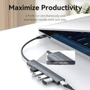Vention 5-in-1 USB-C Mini Hub - USB-C to USB 3.2 Gen2 Type-A x 4 - 0.15M (CKHHB)