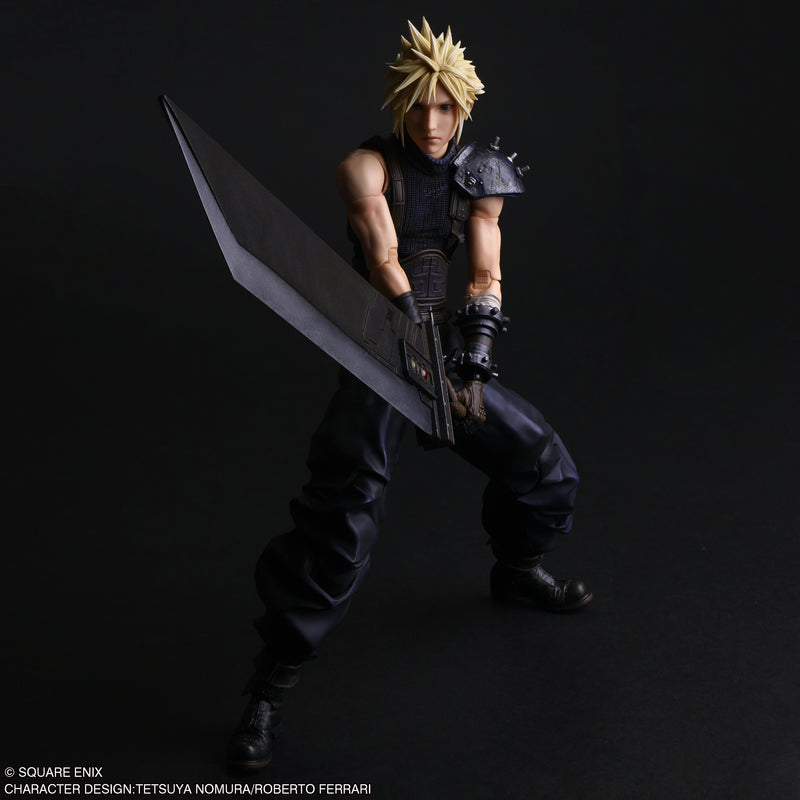 Final Fantasy VII Rebirth Play Arts Shin Action Figure - Cloud Strife