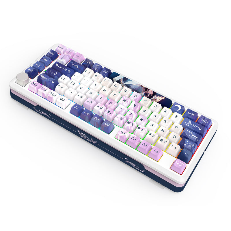 Redragon K681ACG Cyrus Pro Anime Ed. RGB Wireless 75% Hot-Swappable Gasket Mechanical Keyboard