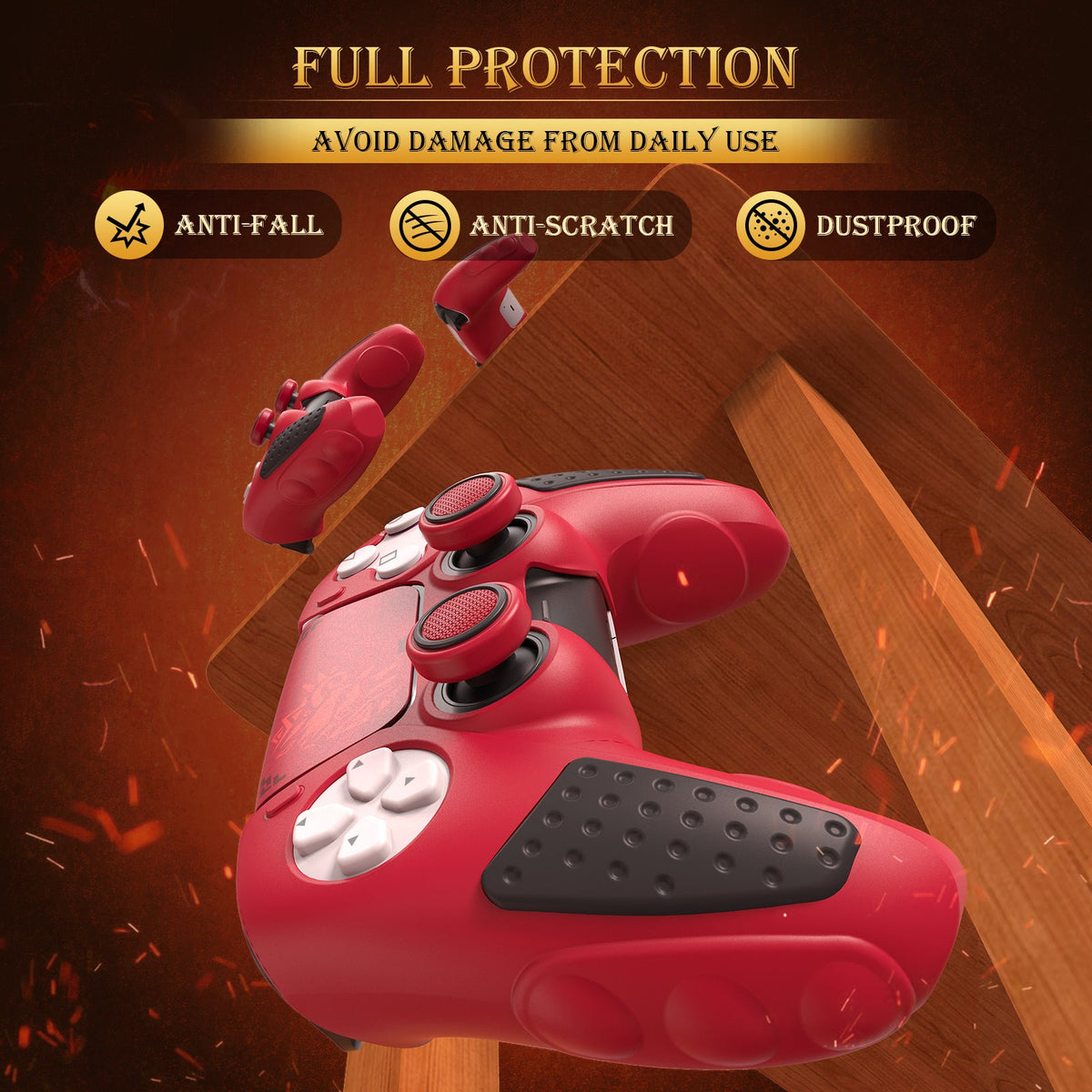 IINE Silicone Protective Cover for PS5 Controller (L1117)
