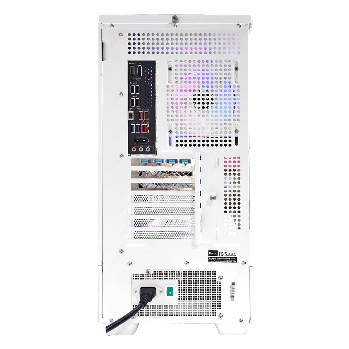 Optima TK5 White Desktop Gaming PC | DataBlitz