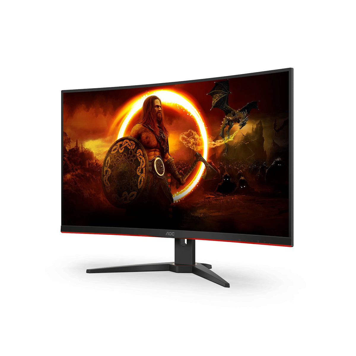 AOC C32G2ZE2/96 31.5" FHD (1920x1080) HDR 250Hz 0.5ms VA 1500R Adaptive-Sync Curved Gaming Monitor