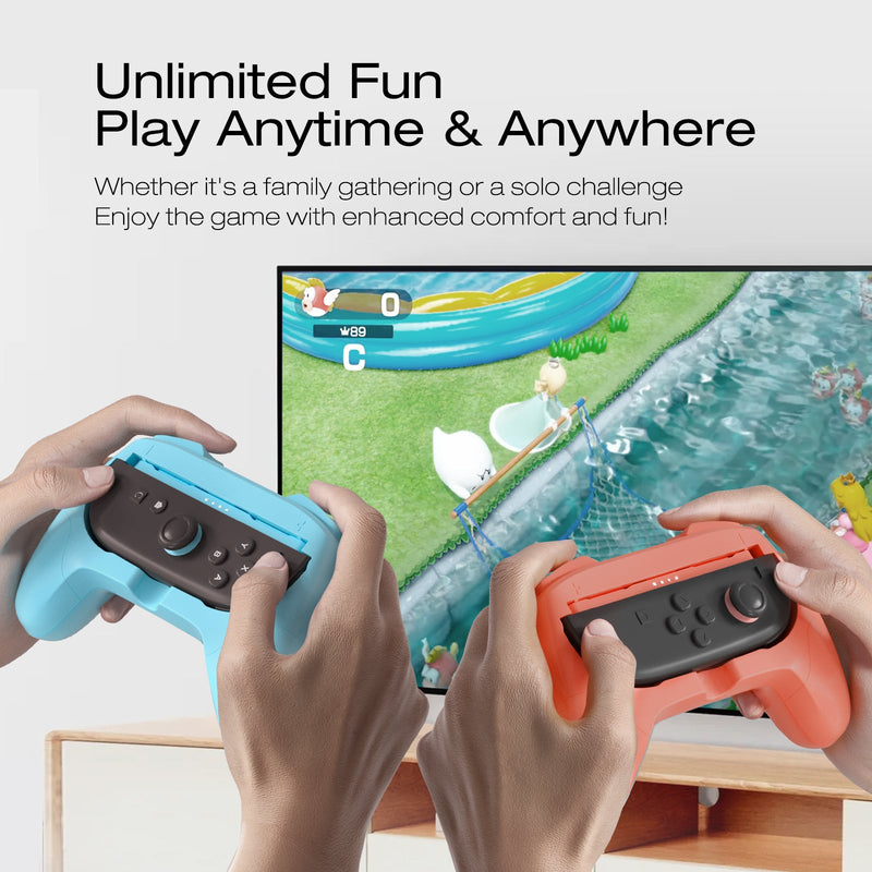 IINE Controller Grip 2-Piece Set for Nintendo Switch 2