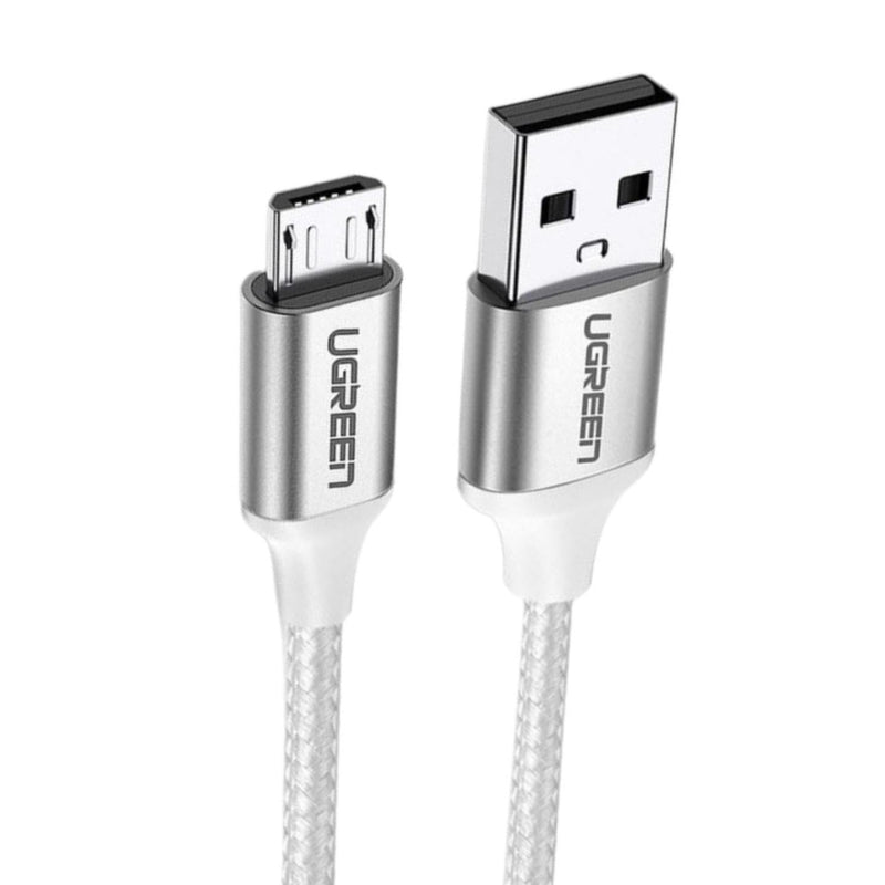 Ugreen USB-A to Micro USB Cable - 1m (White) (US290/60151)