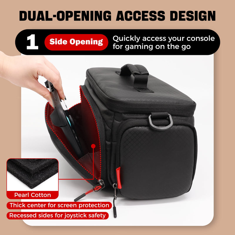 IINE Carrying Storage Bag for Nintendo Switch 2 (Black) (L1122)