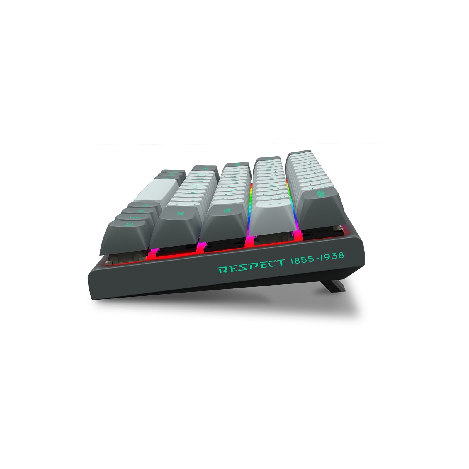 E-Yooso HZ-61 Mechanical Keyboard Gray/ Black 