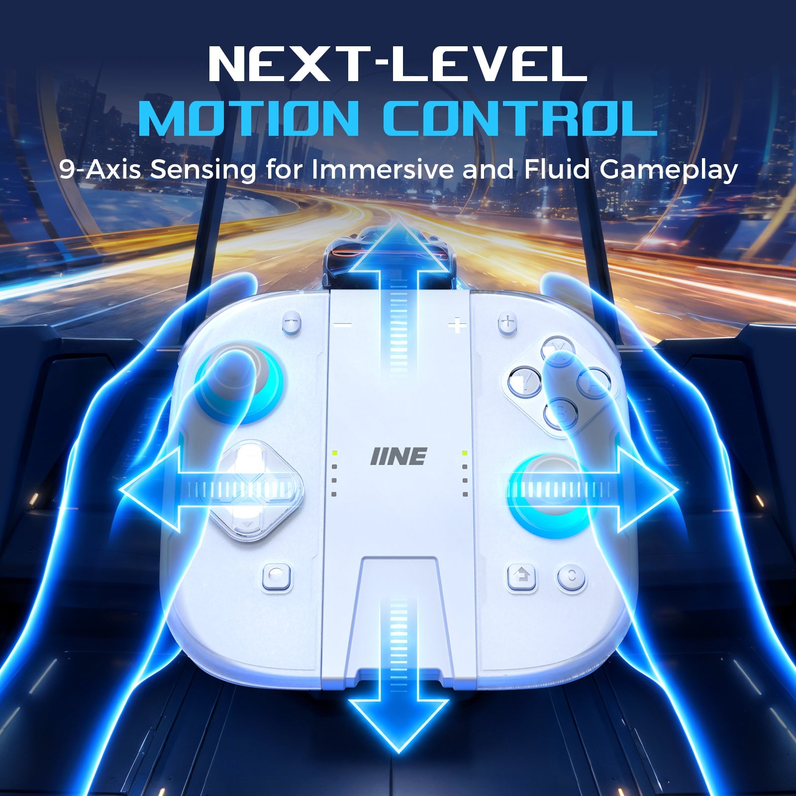 IINE Twin Lumina Wireless Joy-Pad for Nintendo Switch 2 (L1302)