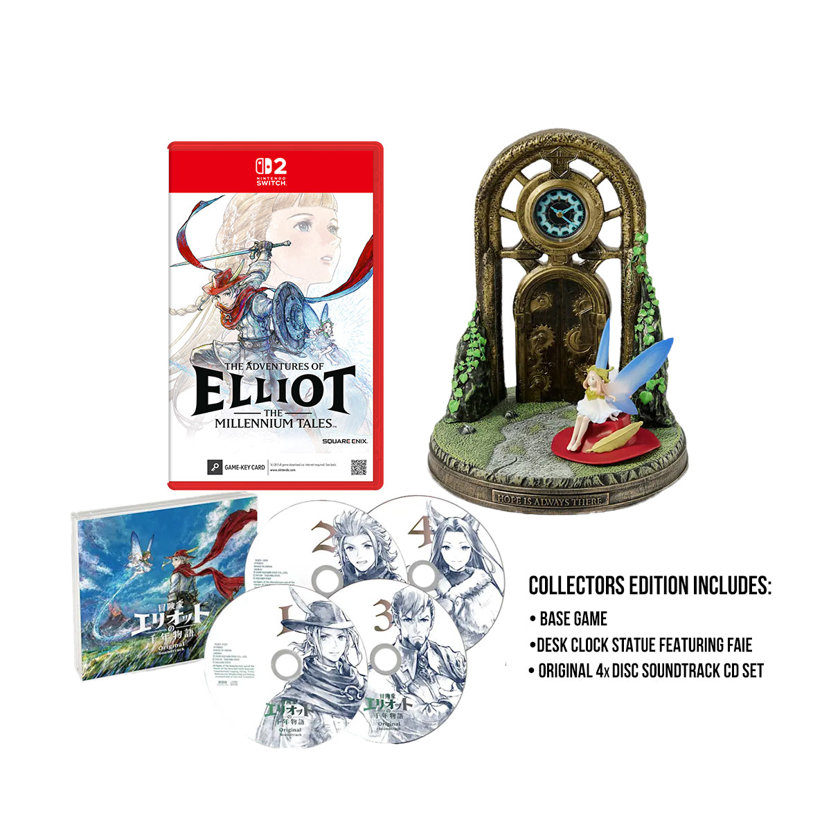Nintendo Switch 2 The Adventures of Elliot The Millennium Tales Collectors Edition Game Key Card (SEA)
