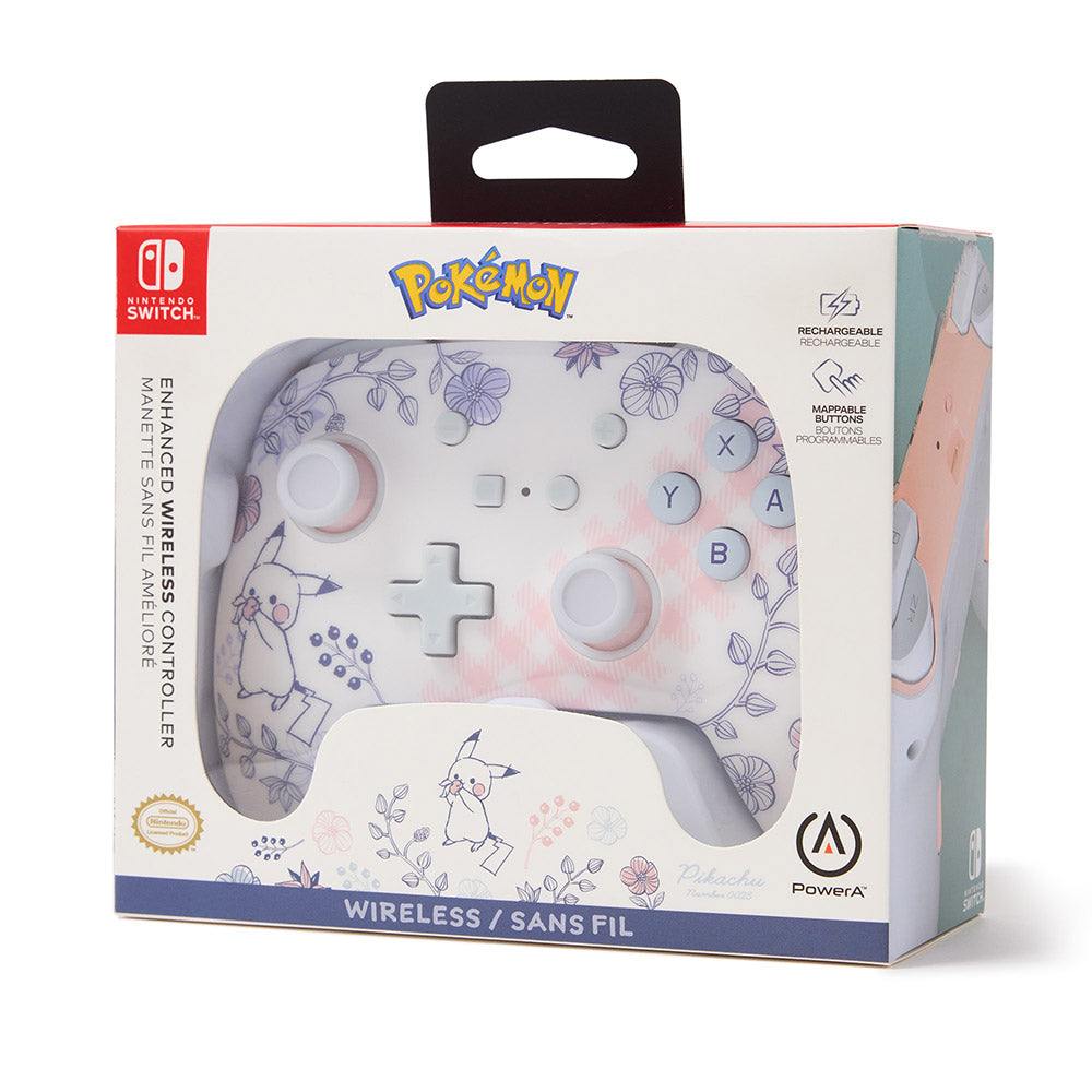 Power A Enhanced Wireless Controller for Nintendo Switch (Pikachu Garden) | DataBlitz