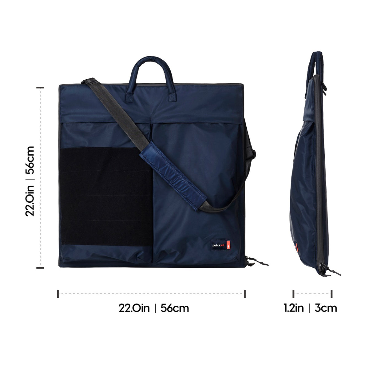 Pulsar eS Mouse Pad eSports Gear Carrying Bag (eS Blue, Black)