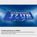Samsung T7 UHS-I C10 U3 V30 A2 170MB/s Read microSDXC