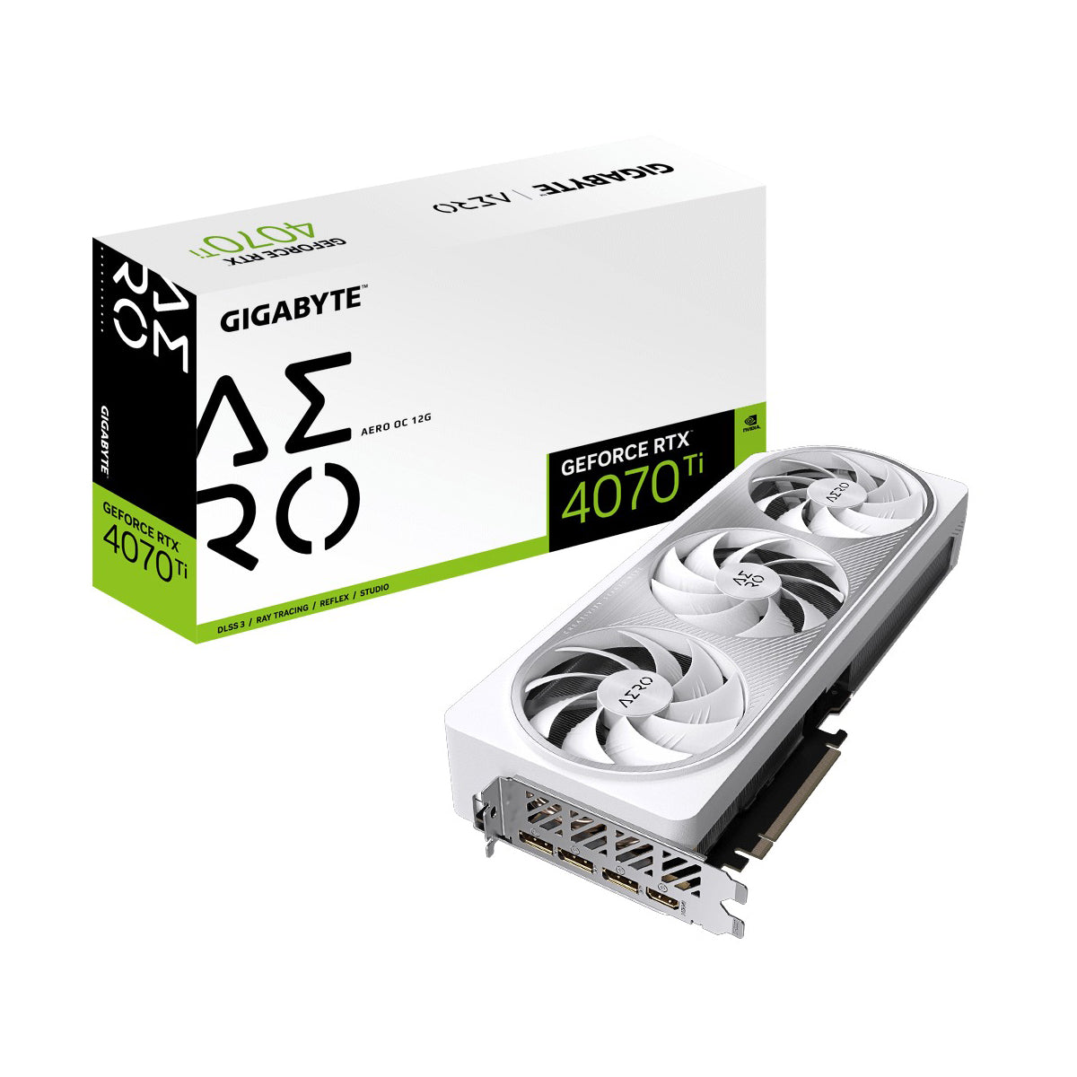 Gigabyte GeForce RTX 4070 Ti Aero OC V2 12GB GDDR6X Graphics Card