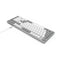 Redragon BK-7114WG Scissor Mechanism Slim Wireless 96% Keyboard (White/Grey)