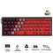 Ajazz ALUX60 RGB Wired 61-Keys Aluminum CNC Case Hot-Swappable Mechanical Keyboard (Transparent Red) (Soldier King Magnetic Switch)