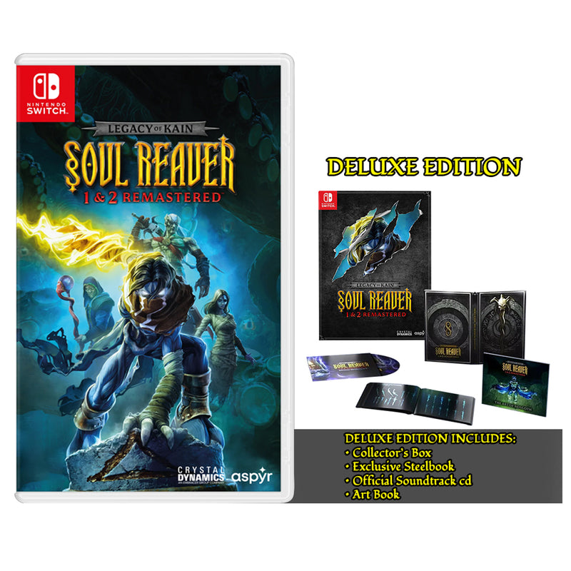 Nintendo Switch Legacy of Kain Soul Reaver 1&2 Remastered Deluxe Ed
