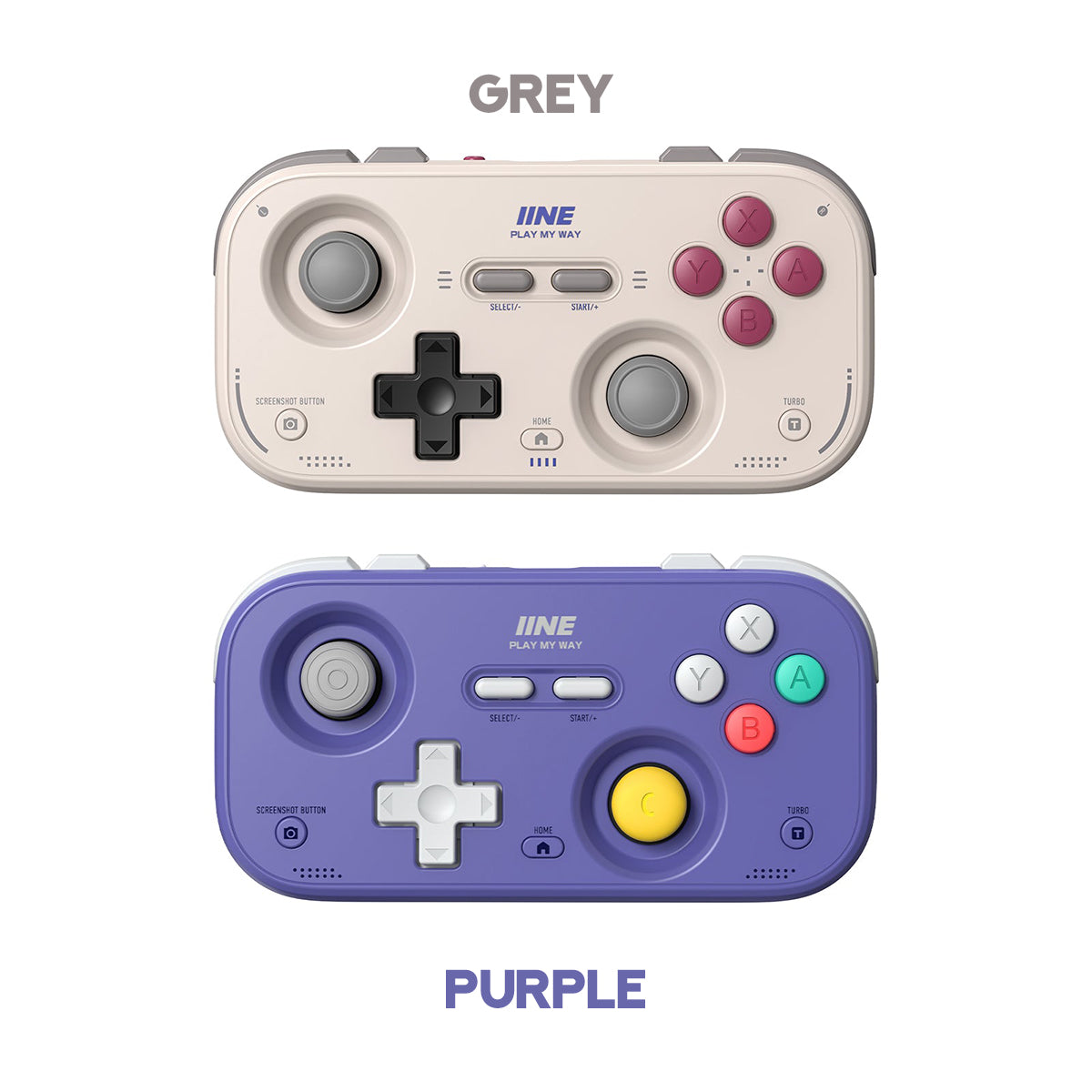 IINE Palm-Sized Retro Chronos Controller for Nintendo Switch