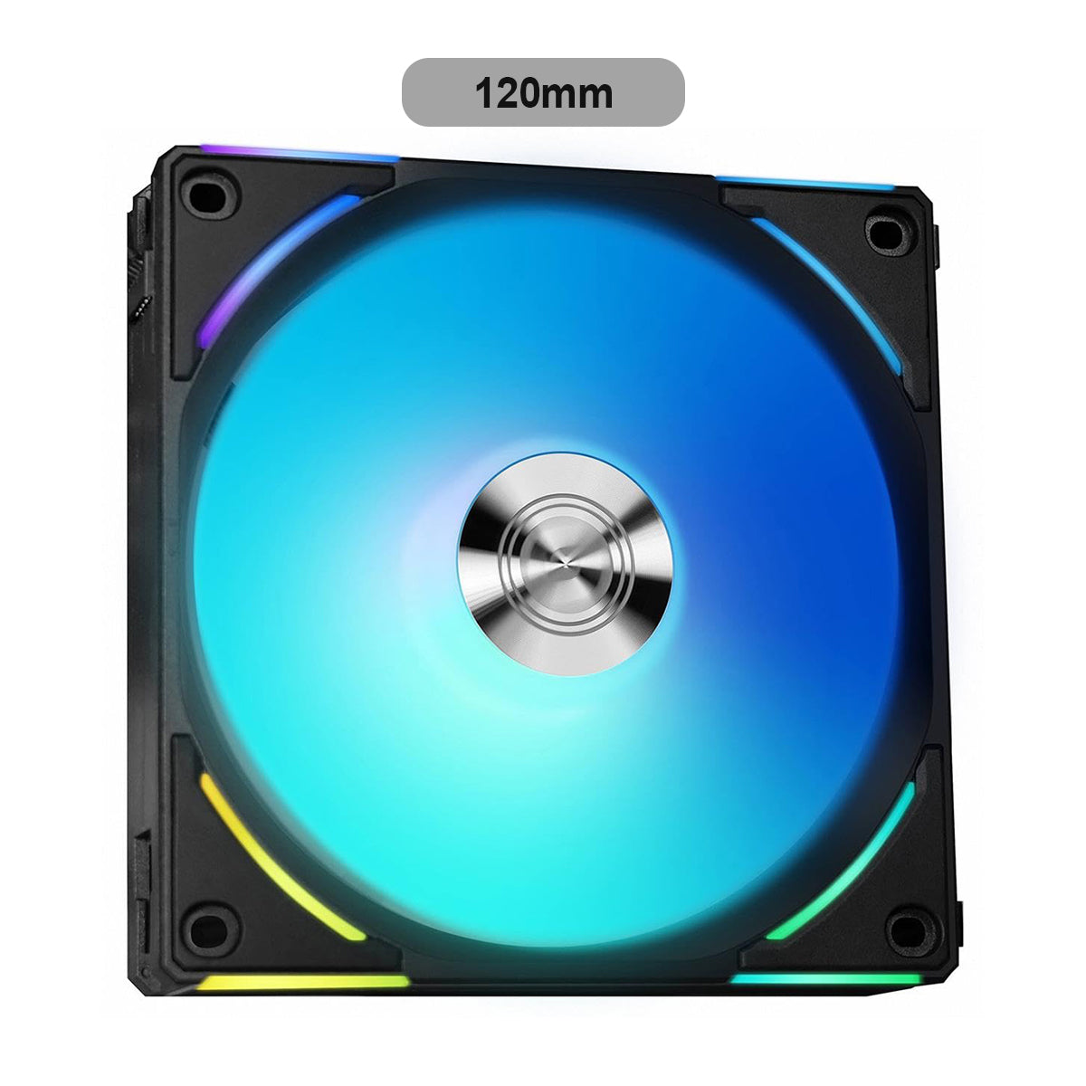 Lian Li Uni Fan AL120 V2 RGB 120mm Revolutionized Daisy-Chain ARGB Single Fan (Black) (UF-AL120V2-1B)