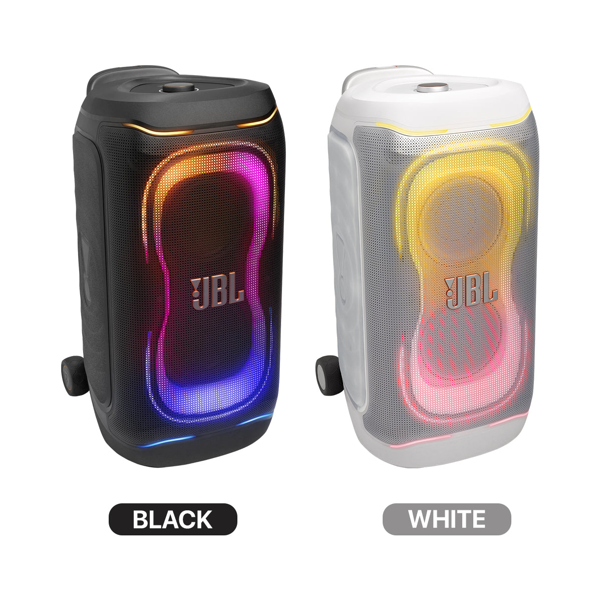 JBL PartyBox 330 Portable Wireless Party Speaker (Black, White)