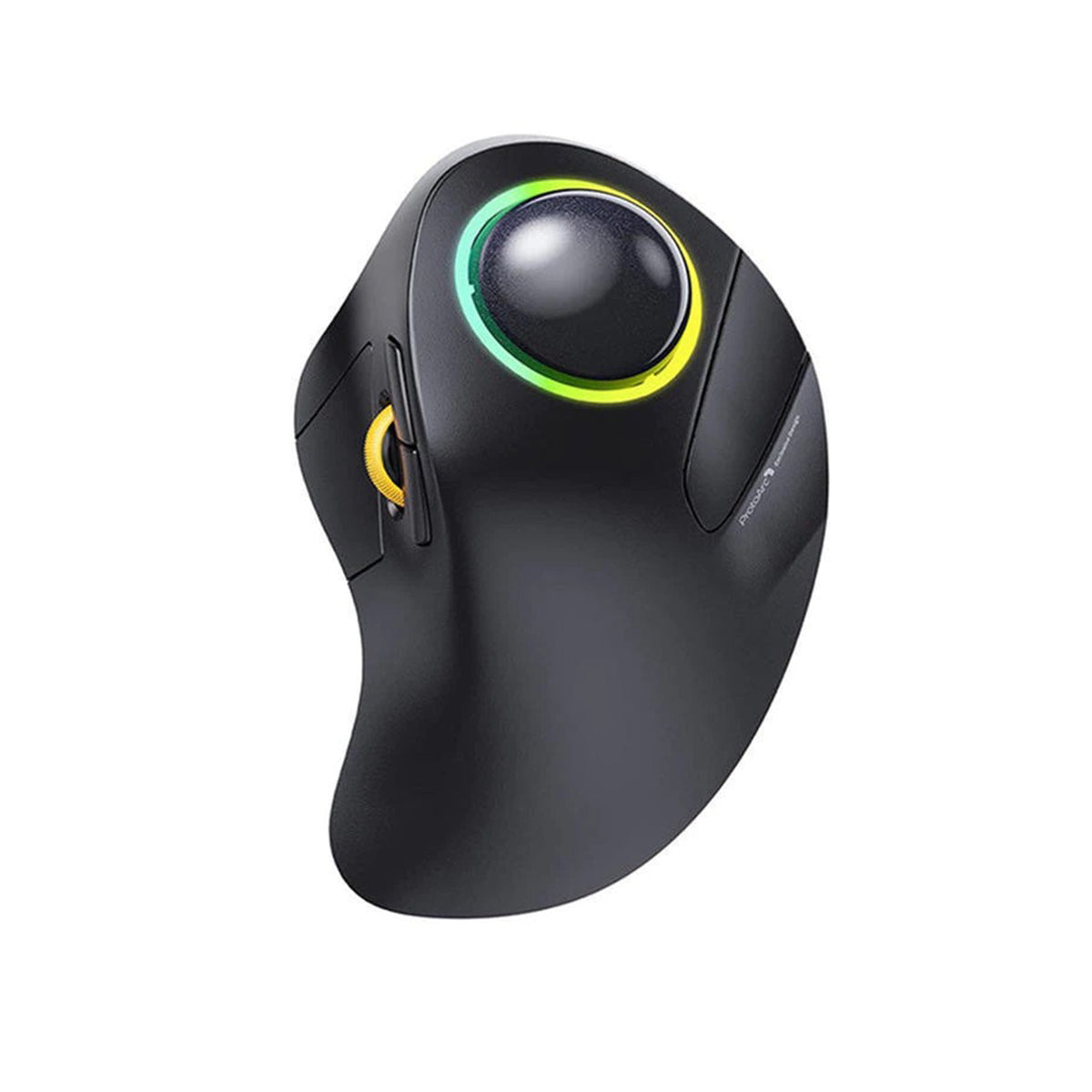 ProtoArc EM03 RGB Rechargeable Trackball Mouse (Black + Grey Ball) (CP012827)