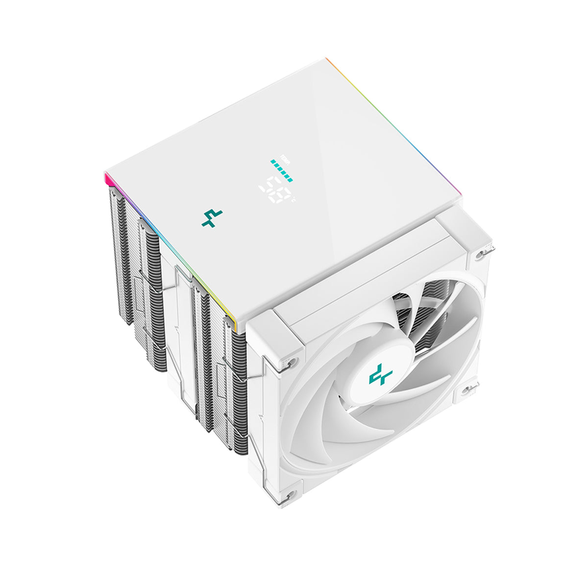 DeepCool AK620 Digital SE Performance CPU Cooler with a Status Display (Black, White)