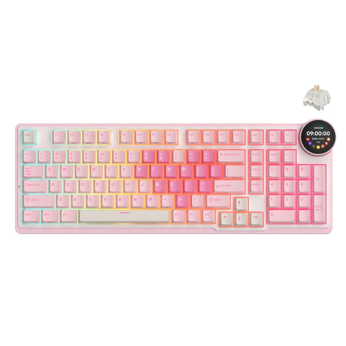 Royal Kludge RK-N99 Tri-Mode RGB Hot Swappable Mechanical Keyboard