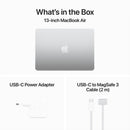 MacBook Air 13" 16GB+256GB M3 Chip with 8-Core CPU & 8-Core GPU (Silver) (MC8H4PP/A)