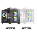 Ocypus Gamma C54 Mini-Tower Panoramic PC Case with ARGB Fans