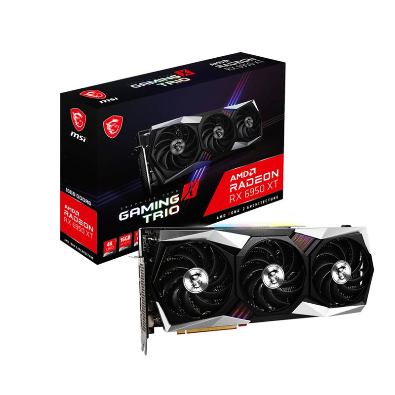 MSI Radeon RX 6950 XT Gaming X Trio 16GB PCIE 4.0 GDDR6 Graphics Card