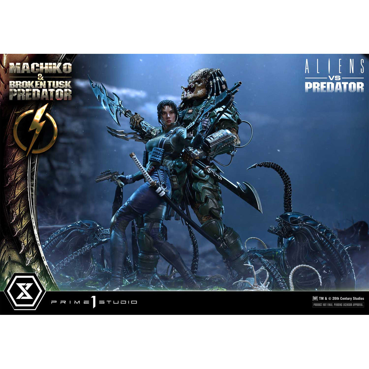 Ultimate Premium Masterline Aliens vs. Predator Machiko & Broken Tusk