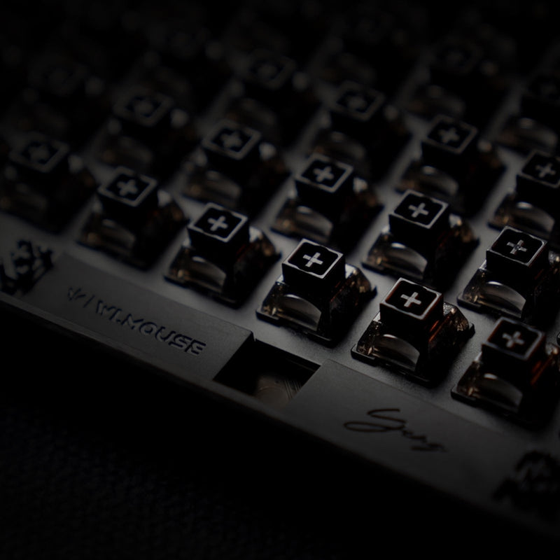 Mouse YING75 Carbon Fiber Keyboard Nightfall Switch (Custom Gateron)