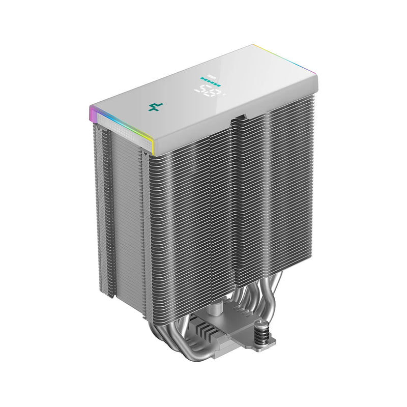 DeepCool AK500S Digital SE WH CPU Cooler with a Status Display (White) 
