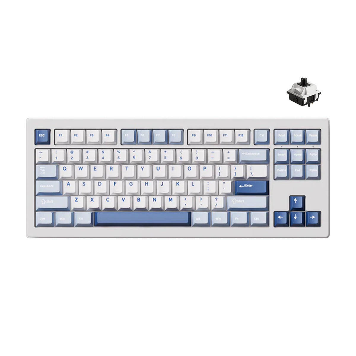 Akko 5087 V3 Glacier Multi-Mode RGB Hot-Swappable Mechanical Keyboard (Akko V3 Piano Pro Switch)