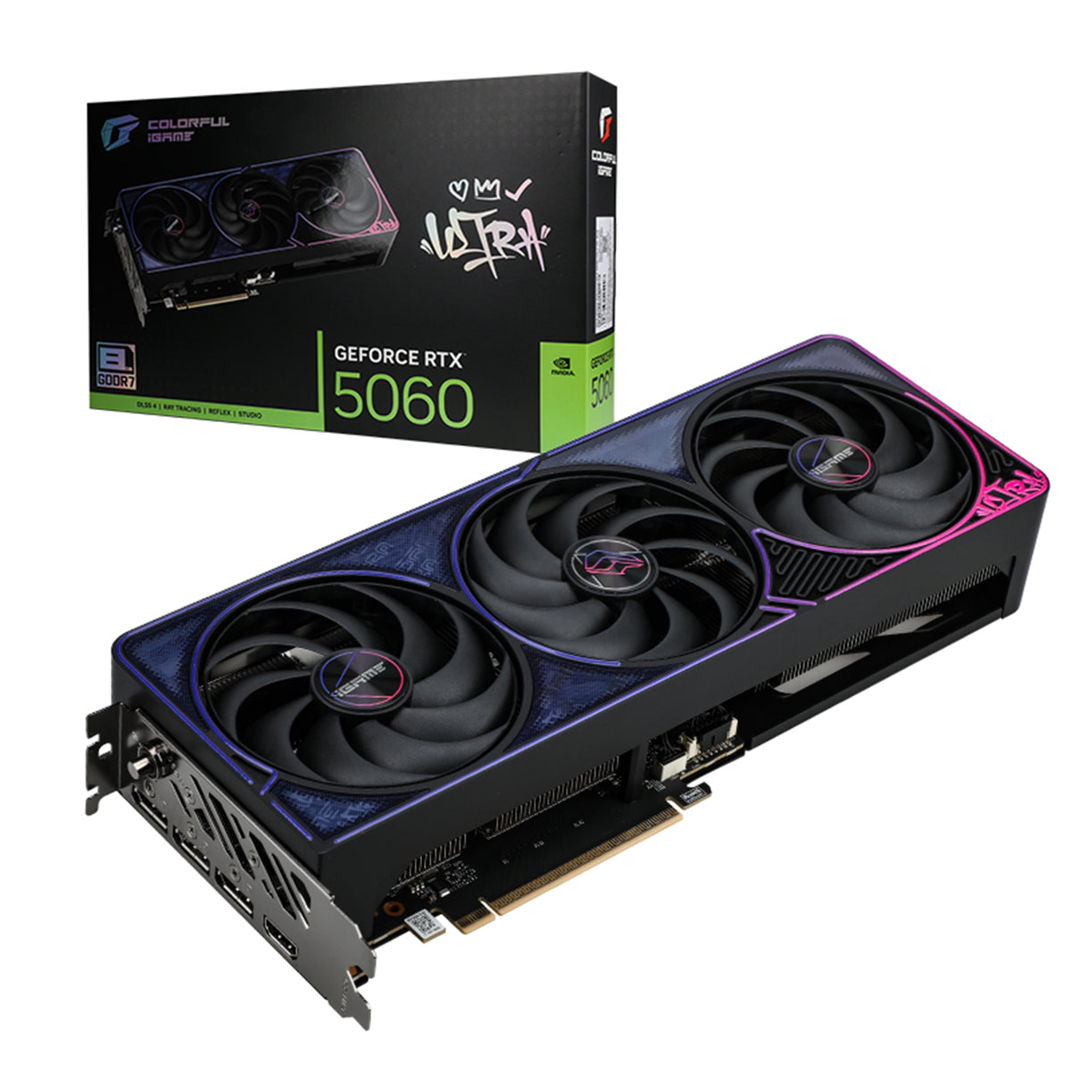 Colorful iGame GeForce RTX 5060 Ultra OC 8GB-V GDDR7 Graphics Card