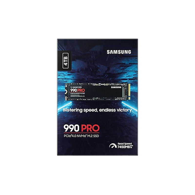 Samsung 990 Pro 4TB PCIE 4.0 NVME M.2 SSD (MZ-V9P4T0BW)