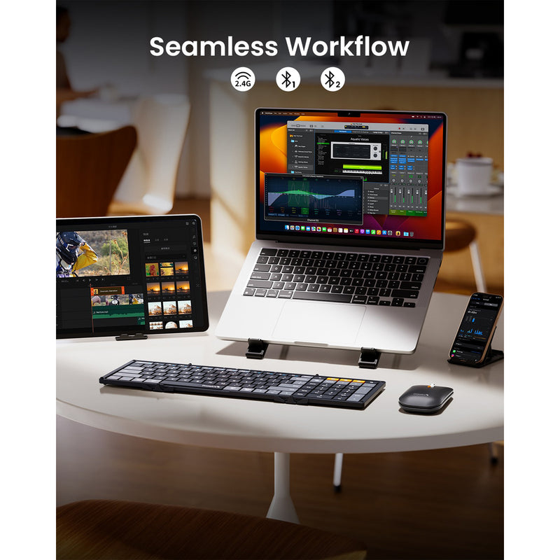 ProtoArc XKM01 CaseUp Foldable Keyboard and Mouse Combo