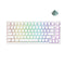 Akko TAC75 HE Shine-Through White Wired ARGB Mechanical Keyboard (Akko AstroAim Magnetic Switch)