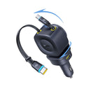 Baseus PrimeTrip VR2 Max Car Charger with Retractable Cable 