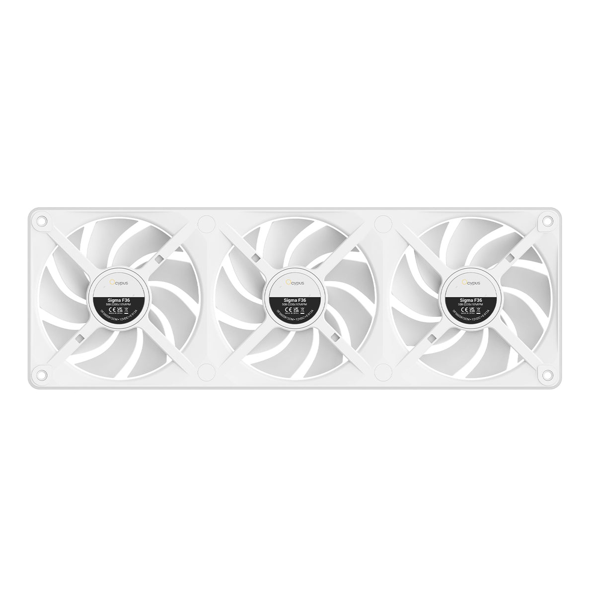 Ocypus Sigma F36 ARGB 360mm Integrated ARGB Suspended Illuminated Fan Hub
