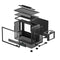 Deepcool CH160 PLUS MESH Mini-ITX Portable High Flow Pc Case