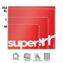 Pulsar Superglide 3 Premium Glass Mousepad (Red)