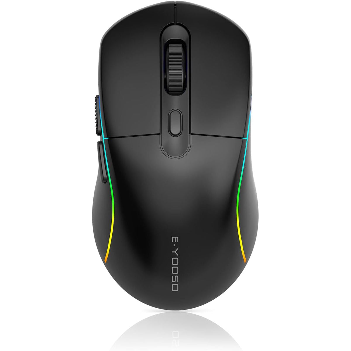 E-Yooso X-53 RGB Tri-Mode Mouse (Black, White)