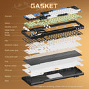 Ajazz AK35I V4 RGB Tri-Mode 100% 104-Keys Gasket-mounted Hot-Swappable Mechanical Keyboard