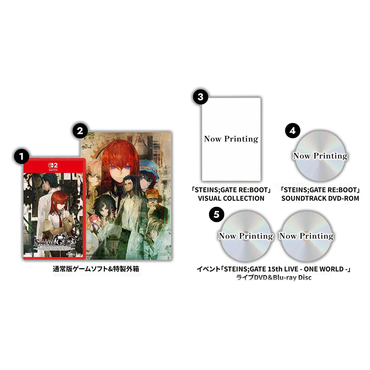 Nintendo Switch 2 Steins Gate Re:boot Limited Edition (Asian) (Chinese Packaging)