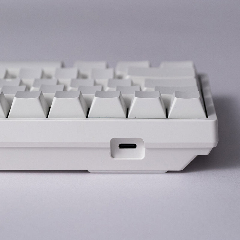 MonsGeek FUN68 HE White Tri-Mode RGB Mechanical Keyboard